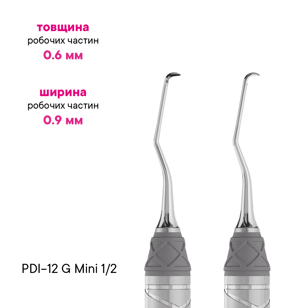 Кюрета Грейсі Mini 1- PDI-12Gmini-1/2 — зображення 2