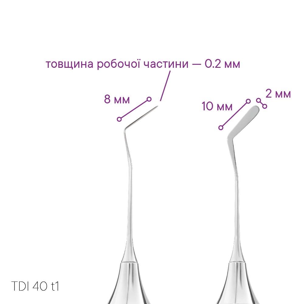 Гладилка тонка для реставрацій TDI 40 t1 — зображення 2