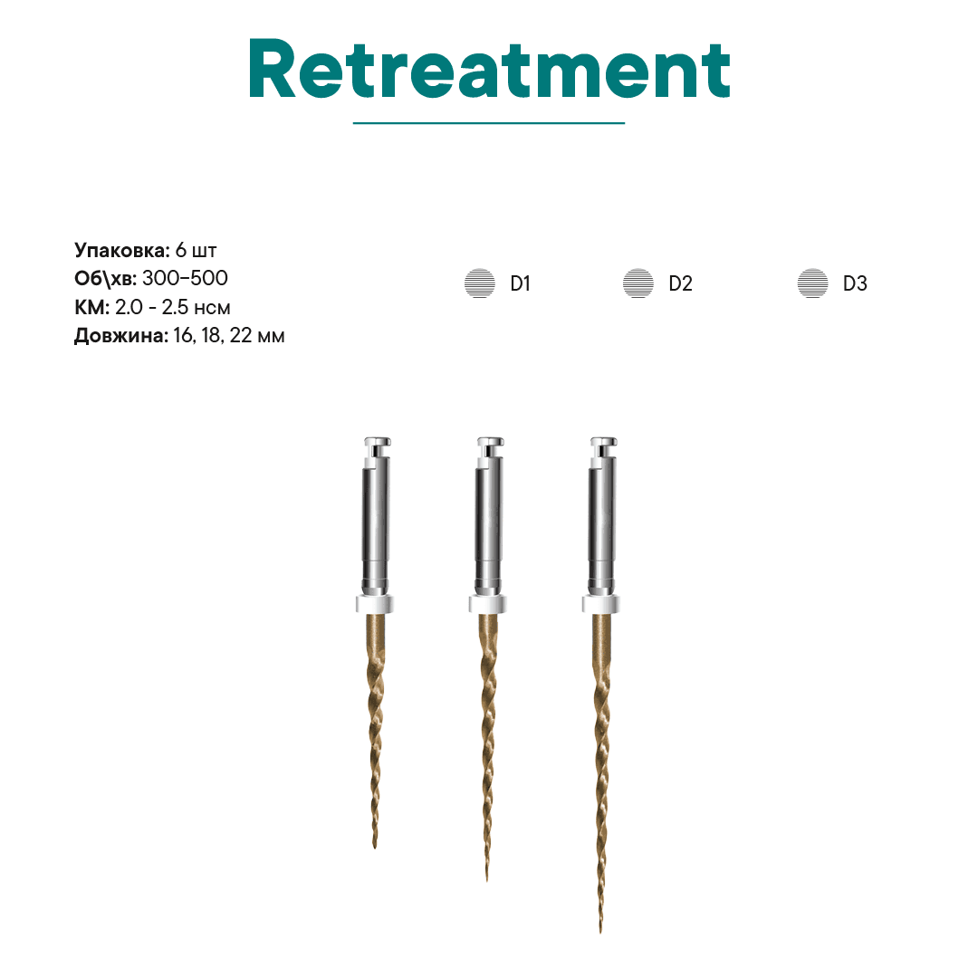 Набір Retreatment, Gold